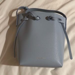 Mansur Gavriel Mini Mini Cielo Leather Bucket Bag